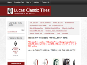 Lucas Classic Tires